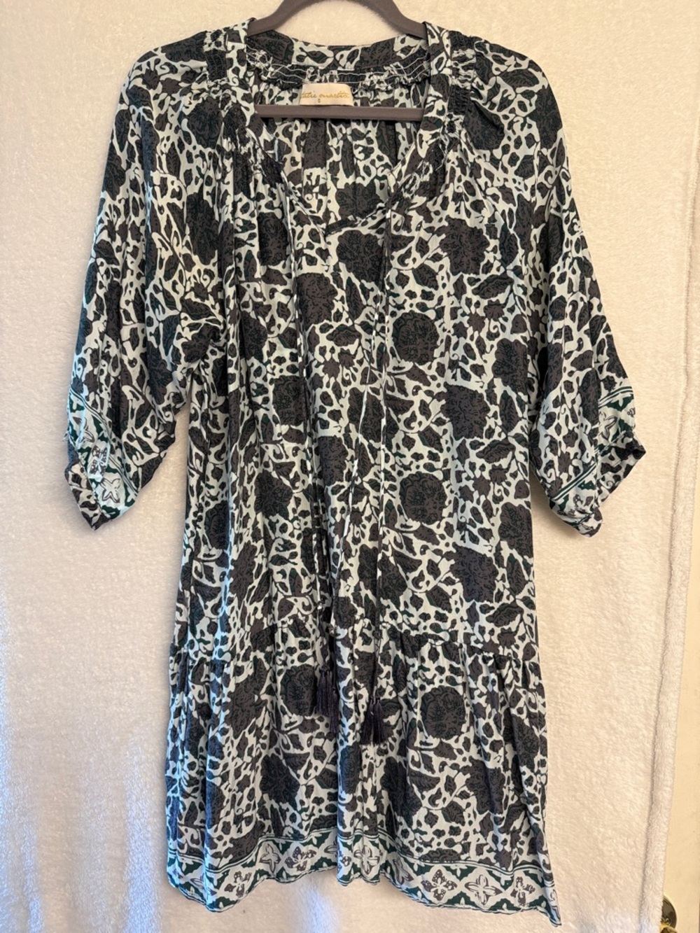 Natalie Martin SILK Stevie Printed Mini Dress